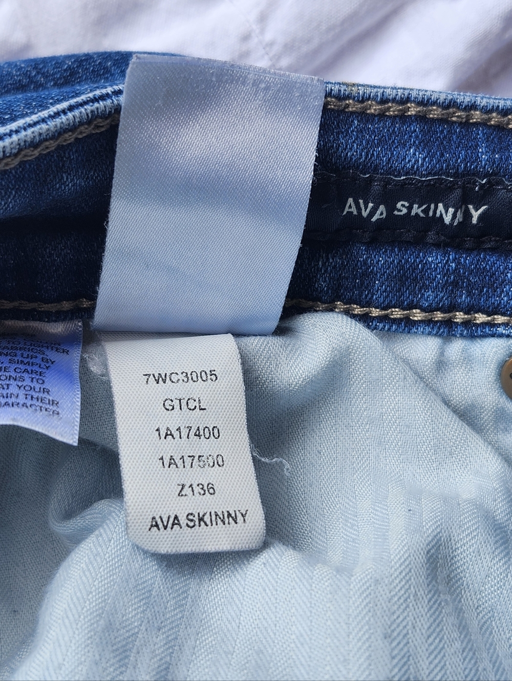 Lucky Brand Ava Skinny Jeans Women Size 12/31 Regular